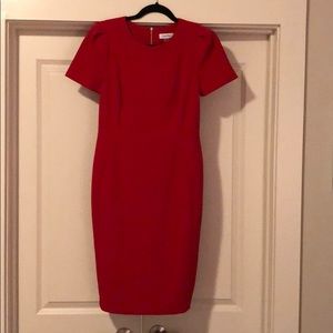 Gorgeous red Calvin Klein dress